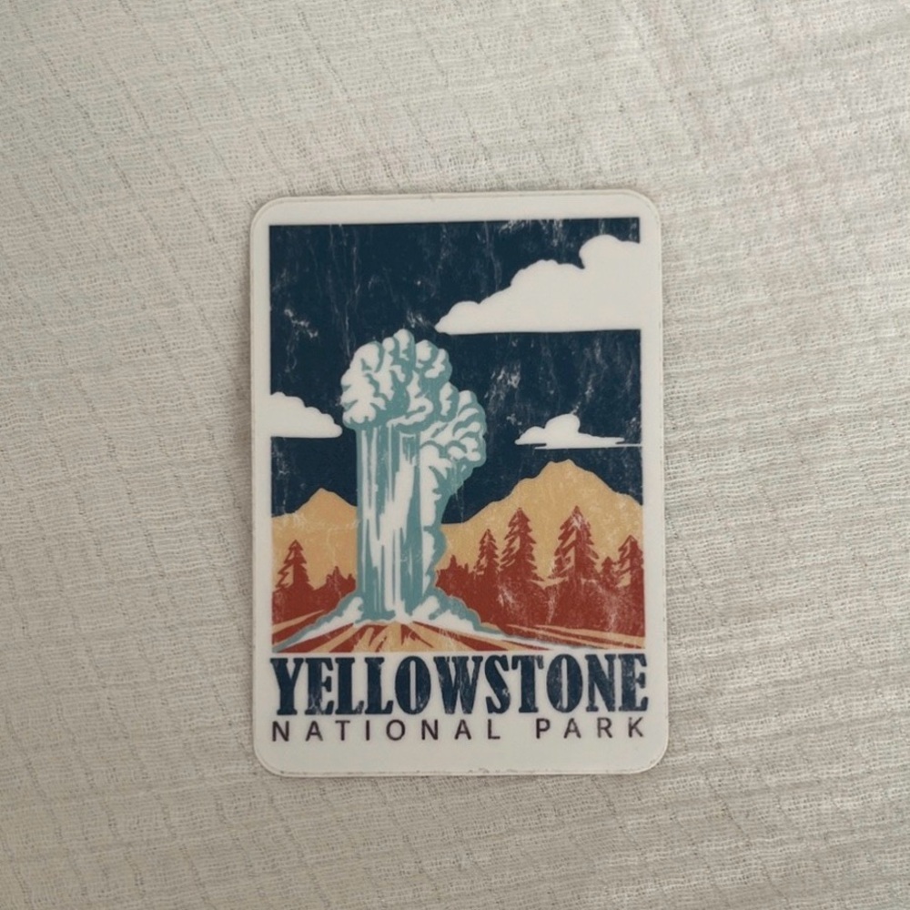 5/$20 Yellowstone National Park Sticker